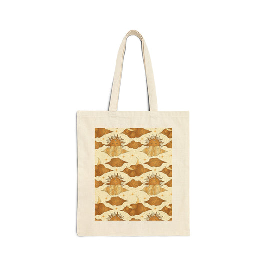 Cosmic Comforts Cotton Canvas Tote Bag