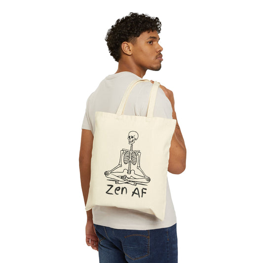 Zen AF Cotton Canvas Tote Bag