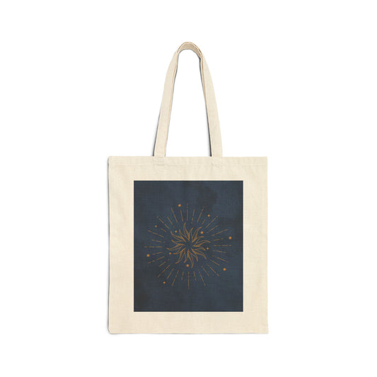 Cosmic Comforts Cotton Canvas Tote Bag