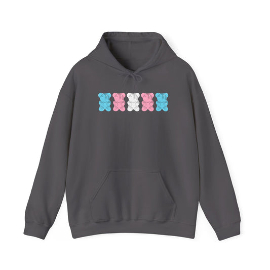 Trans Pride Gummy Bears Unisex Heavy Blend™ Hooded Sweatshirt