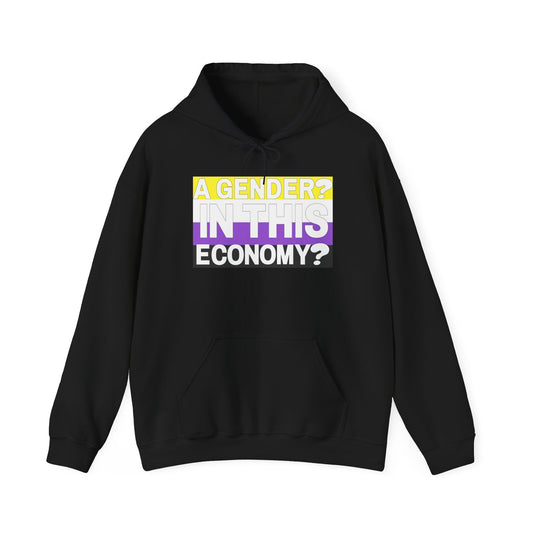 A Gender In This Economy Unisex Heavy Blend™ Hooded Sweatshirt