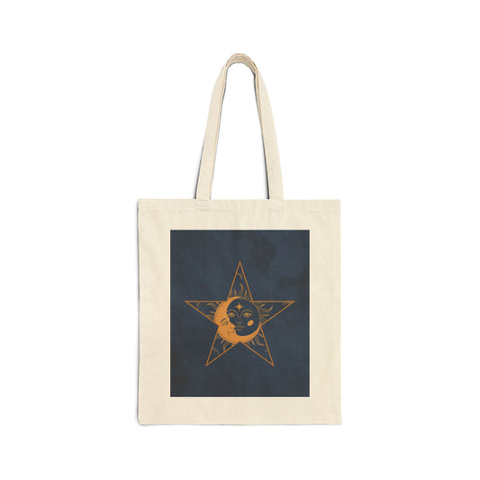 Cosmic Comforts Cotton Canvas Tote Bag
