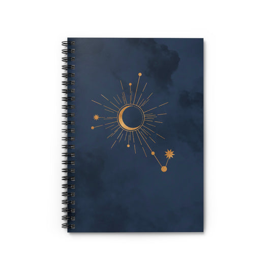 Cosmic Comforts Spiral Notebook - Ruled Line
