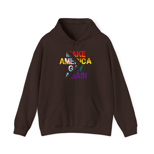 MAGA Make America Gay Again Unisex Heavy Blend™ Hooded Sweatshirt