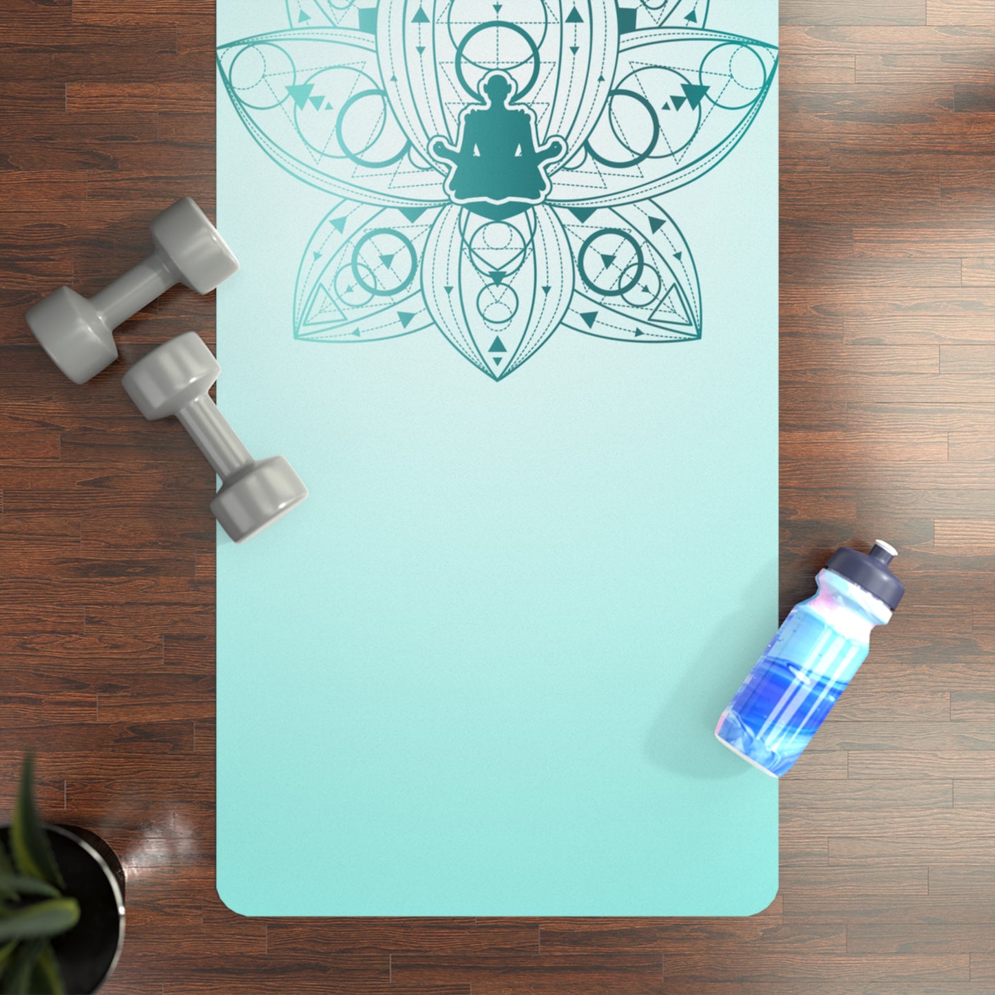 Mindful Lotus Rubber Yoga Mat