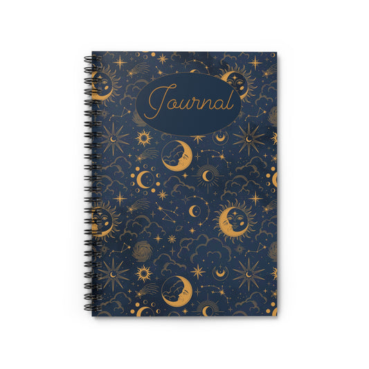 Cosmic Comforts Spiral Notebook - Ruled Line