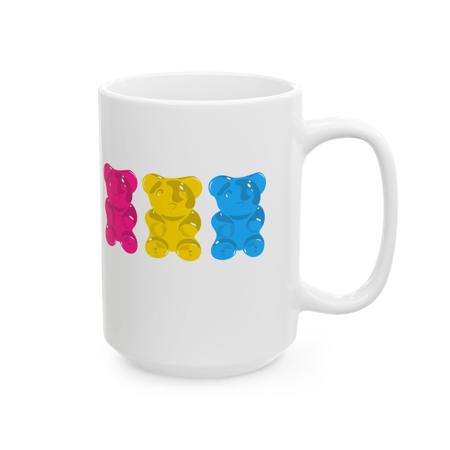 Pansexual Pride Gummy Bears Coffee Mug (11oz/15oz)