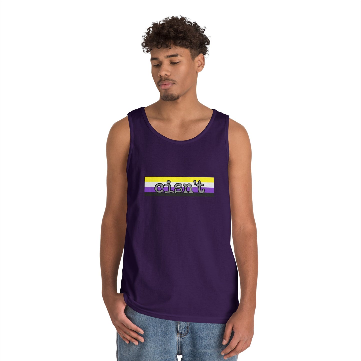 Cisn't Unisex Heavy Cotton Tank Top