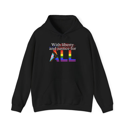 With Liberty and Justice for ALL Unisex Heavy Blend™ Hooded Sweatshirt