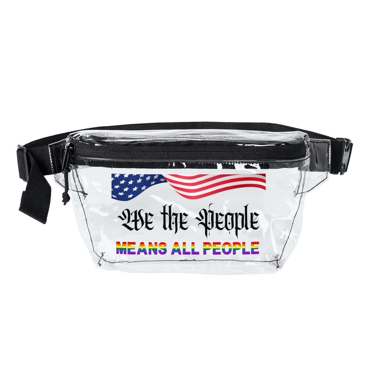 We the People Means ALL People Pride Fanny Pack