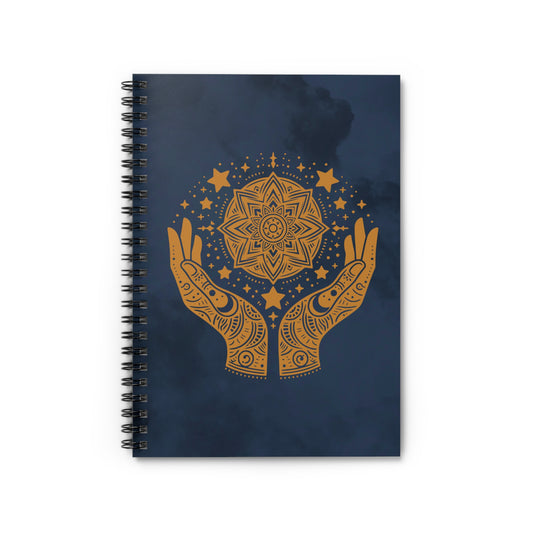 Cosmic Comforts Spiral Notebook - Ruled Line