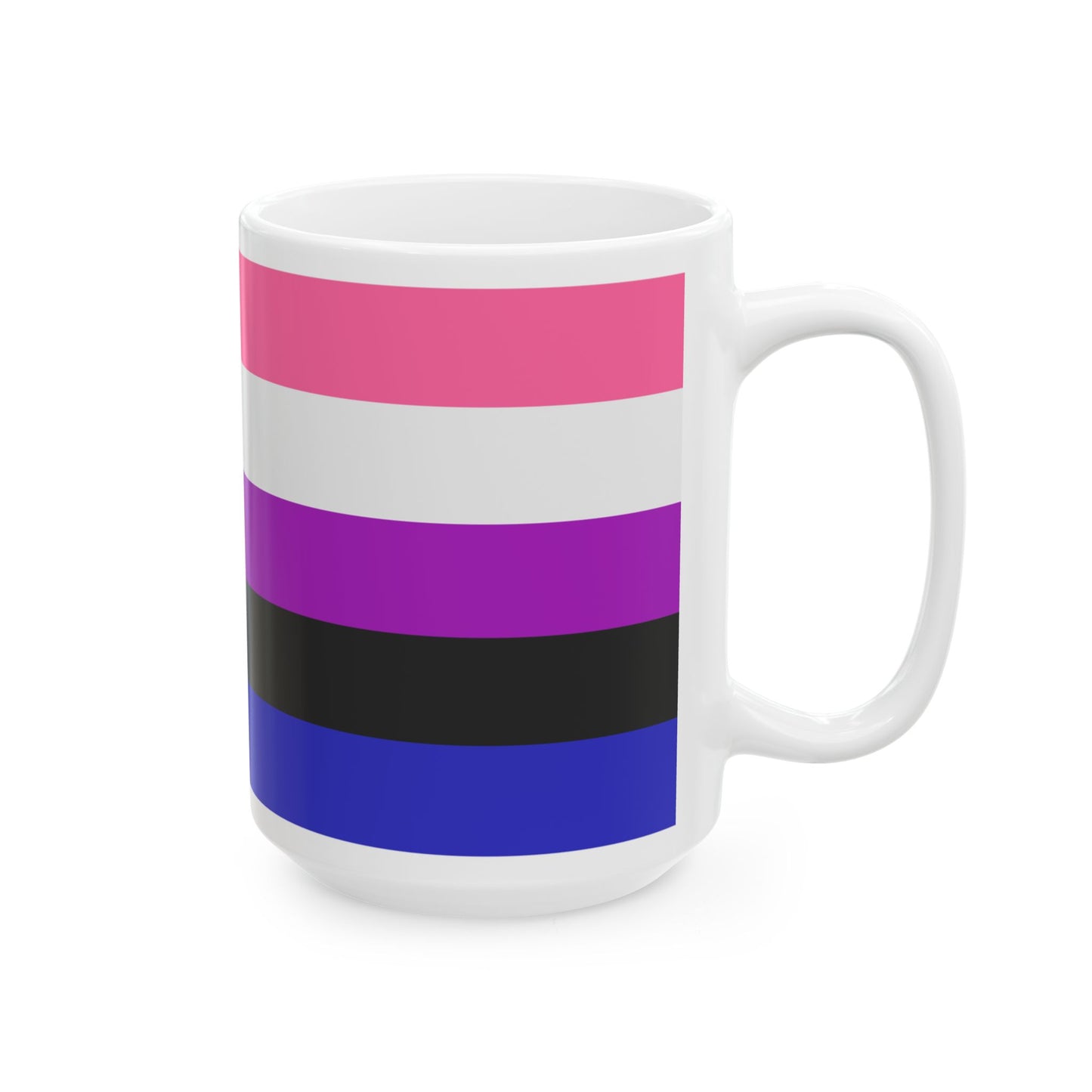 Genderfluid Pride Flag Coffee Mug (11oz/15oz)