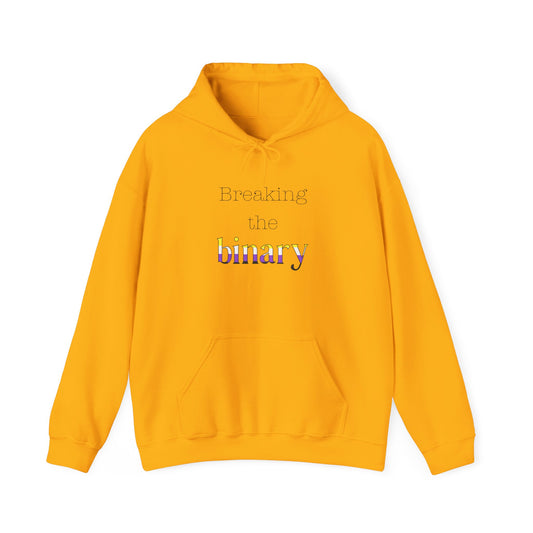 Breaking the Binary Unisex Heavy Blend™ Hooded Sweatshirt