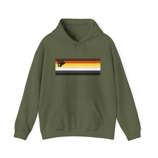 Bear Pride Flag Unisex Heavy Blend™ Hooded Sweatshirt