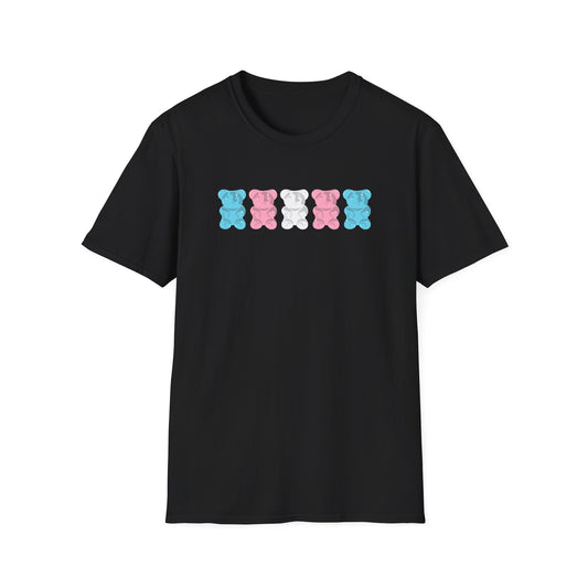 Trans Pride Gummy Bears Unisex Softstyle T-Shirt