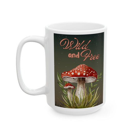 Wild and Free Ceramic Mug, (11oz, 15oz)