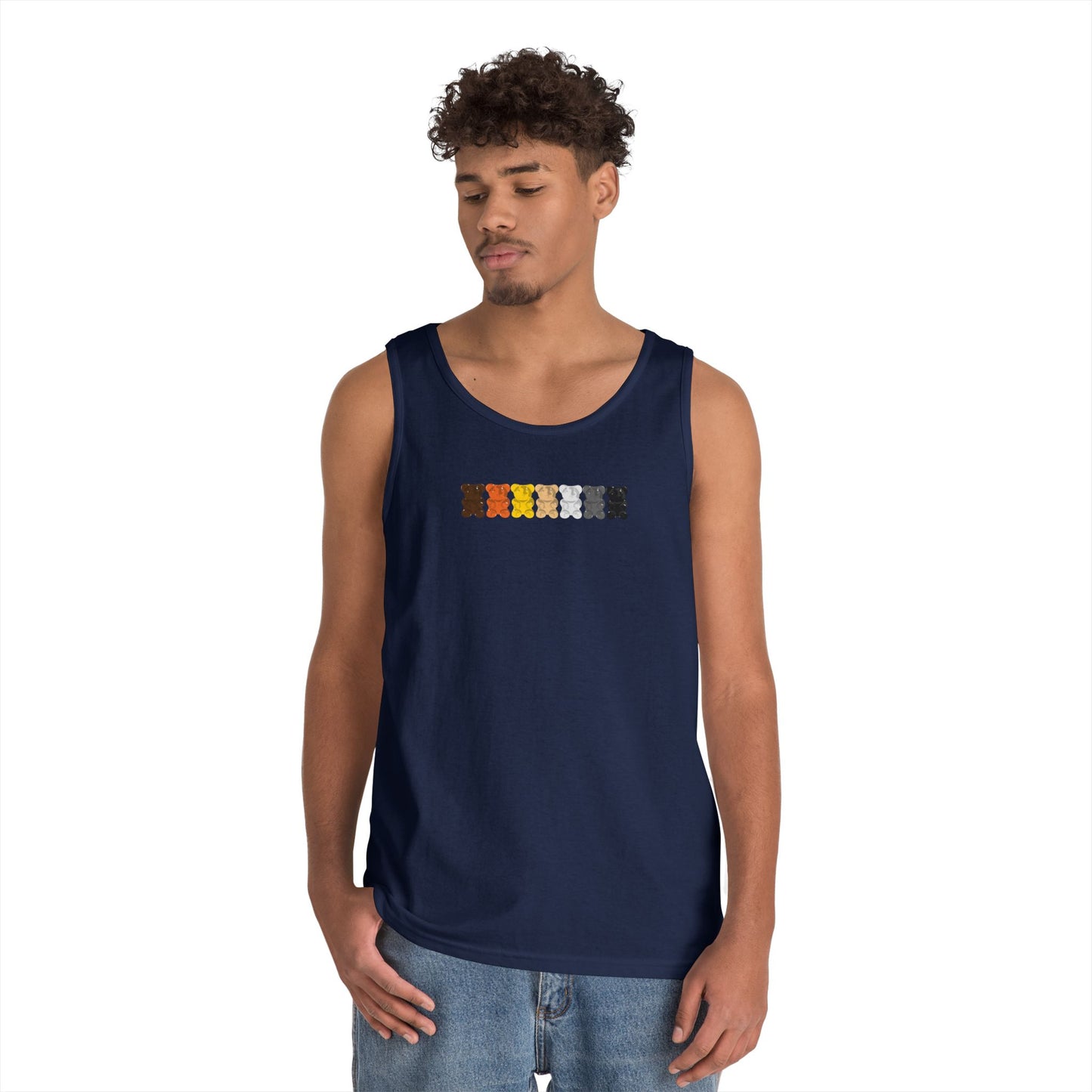 Bear Pride Gummy Bears Unisex Heavy Cotton Tank Top