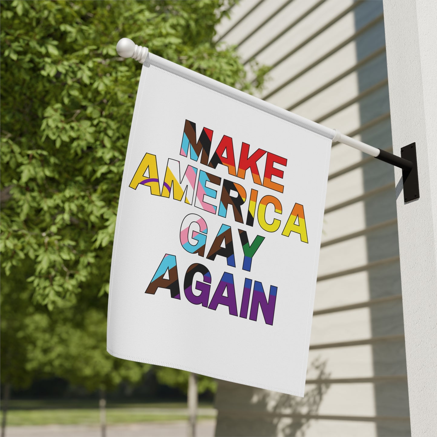 MAGA Make America Gay Again Garden Flag