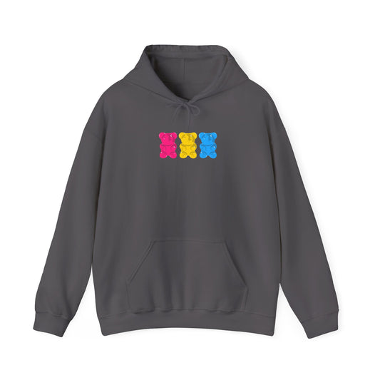 Pansexual Pride Gummy Bears Unisex Heavy Blend™ Hooded Sweatshirt