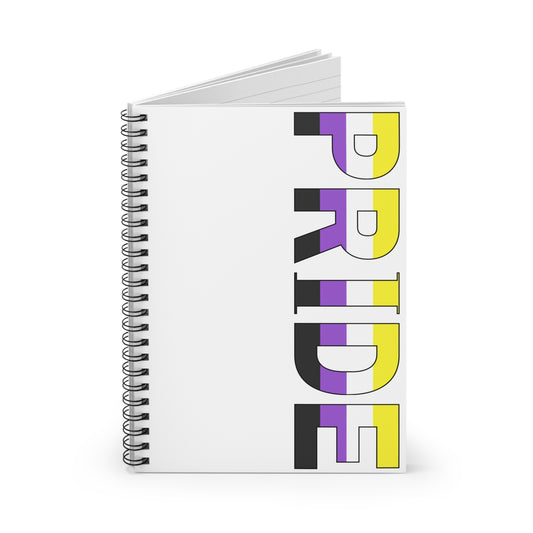 Non Binary Pride Spiral Notebook - Ruled Line