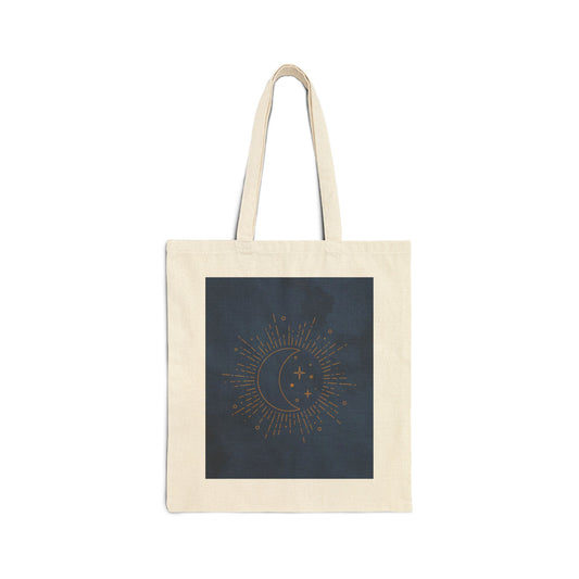 Cosmic Comforts Cotton Canvas Tote Bag