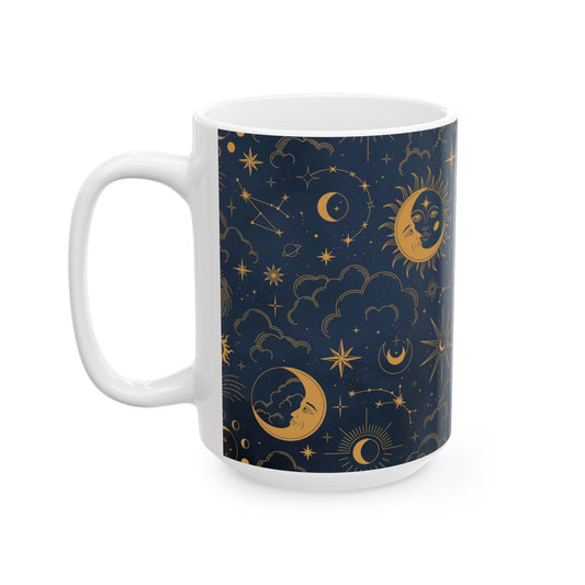 Cosmic Comforts Ceramic Mug, (11oz, 15oz)