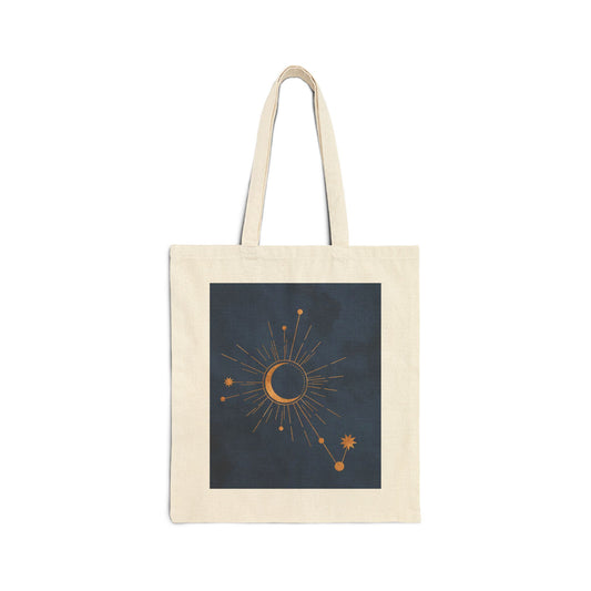 Cosmic Comforts Cotton Canvas Tote Bag