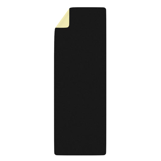 Yellow Om Rubber Yoga Mat