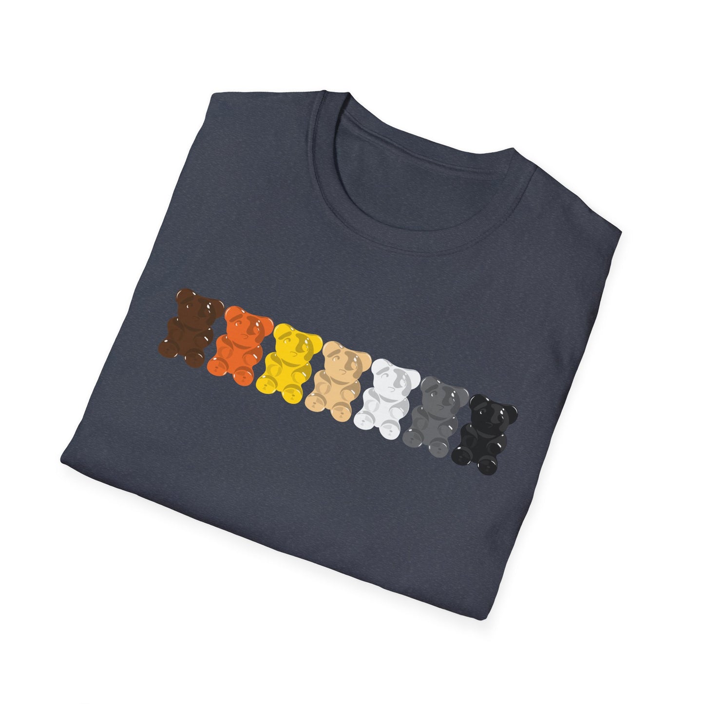 Bear Pride Gummy Bears Unisex Softstyle T-Shirt