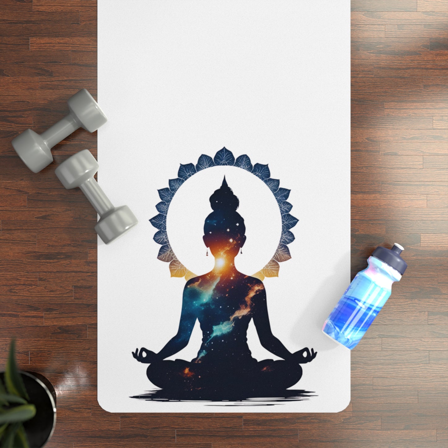 The Universe Within Rubber Yoga Mat