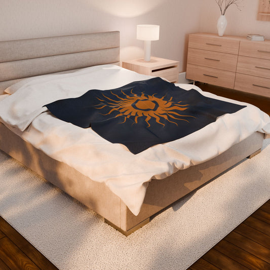 Cosmic Comforts Velveteen Plush Blanket