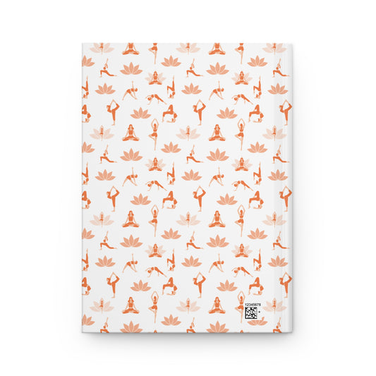 Yoga Lotus Hardcover Journal Matte
