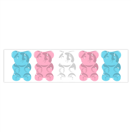 Trans Pride Gummy Bears Bumper Stickers
