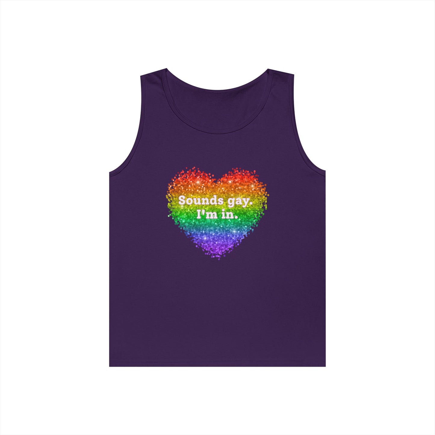 Sounds Gay I'm In Unisex Heavy Cotton Tank Top