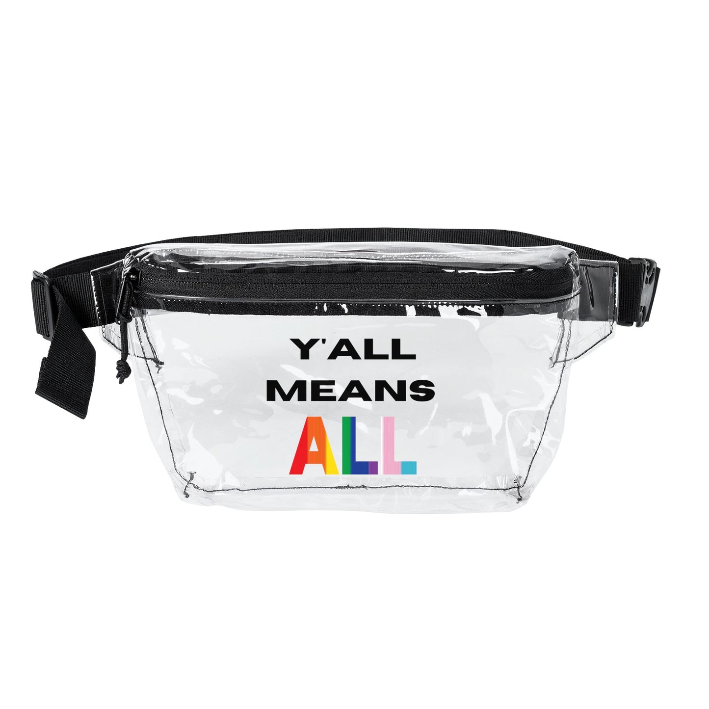 Y'all Means ALL Pride Fanny Pack