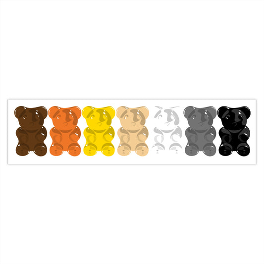 Bear Pride Gummy Bears Bumper Stickers
