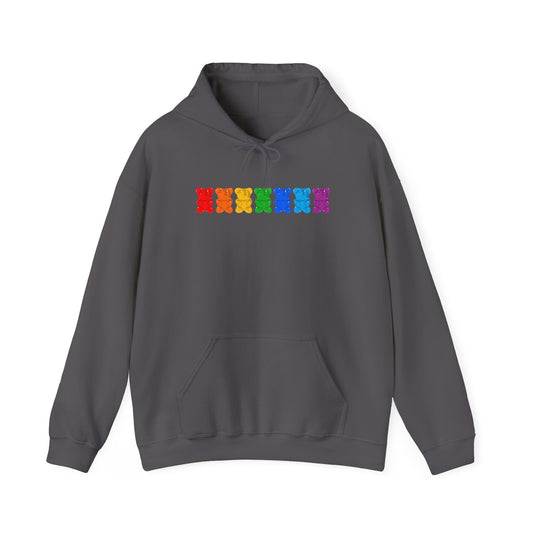 Rainbow Pride Gummy Bears Unisex Heavy Blend™ Hooded Sweatshirt