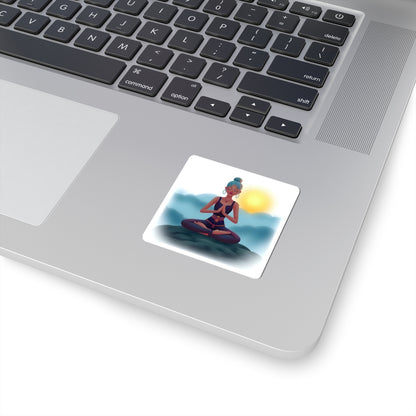 Cloud Meditation Kiss-Cut Stickers