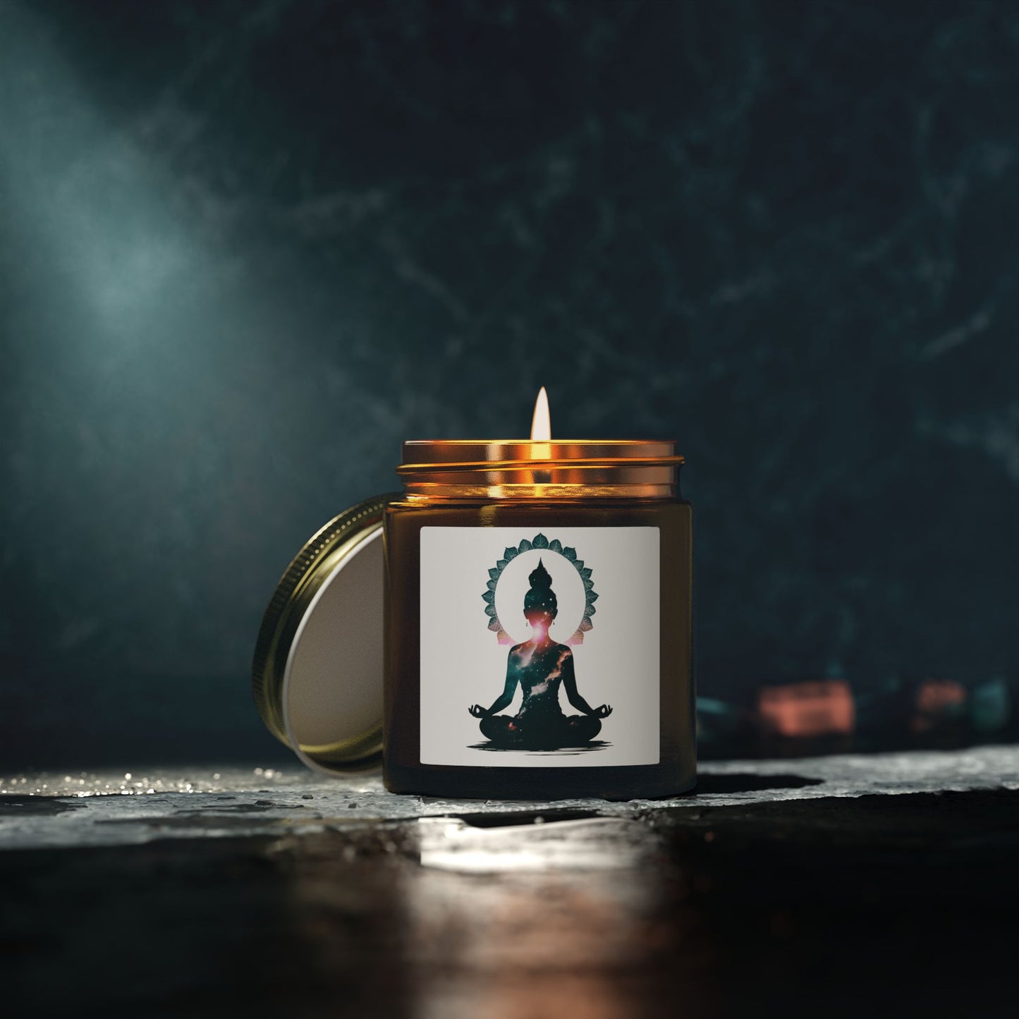The Universe Within Scented Candles, Coconut Apricot Wax (4oz, 9oz)