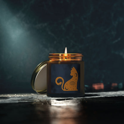 Cosmic Comforts Scented Candles, Coconut Apricot Wax (4oz, 9oz)