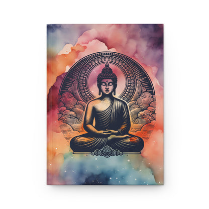 Watercolor Buddha Mandala Hardcover Journal Matte