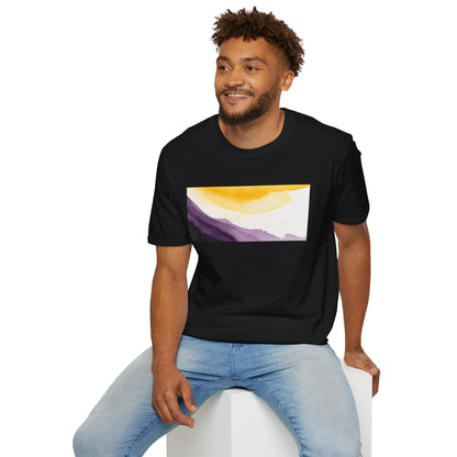 Nonbinary Pride Watercolor Unisex Softstyle T-Shirt