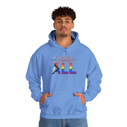With Liberty and Justice for ALL Unisex Heavy Blend™ Hooded Sweatshirt
