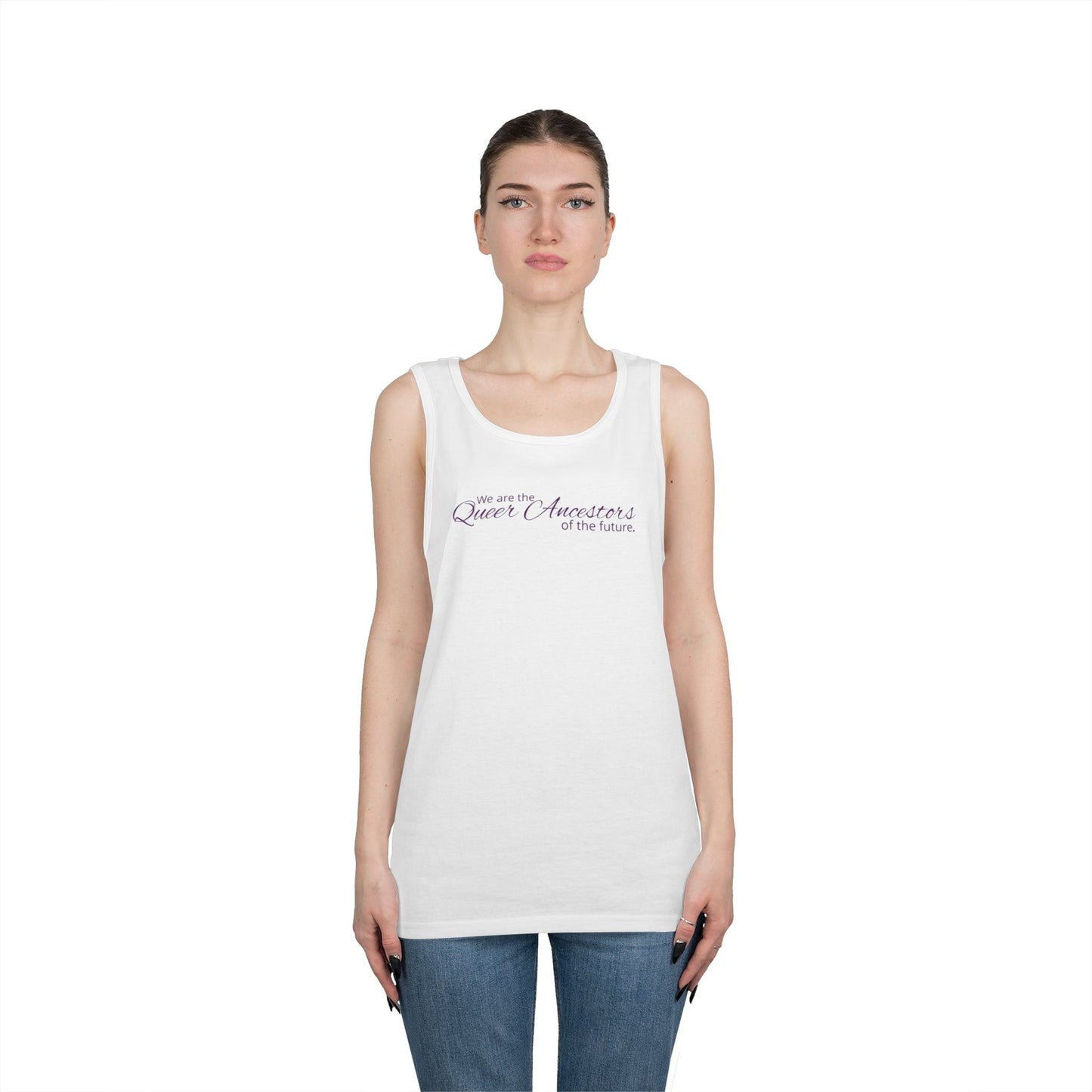 We Are the Queer Ancestors of the Future Unisex Heavy Cotton Tank Top