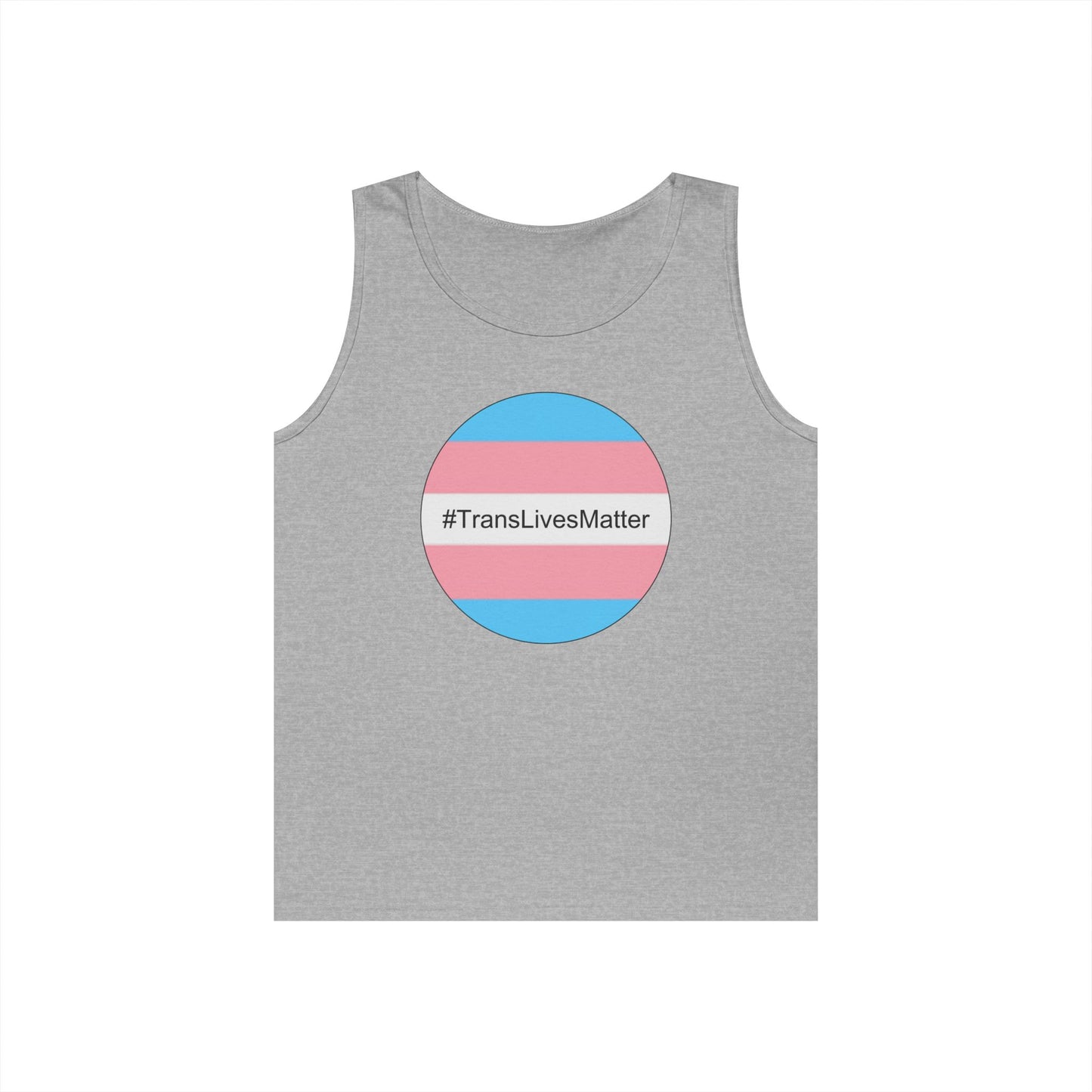 Trans Lives Matter Unisex Heavy Cotton Tank Top