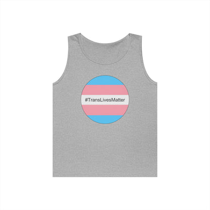 Trans Lives Matter Unisex Heavy Cotton Tank Top