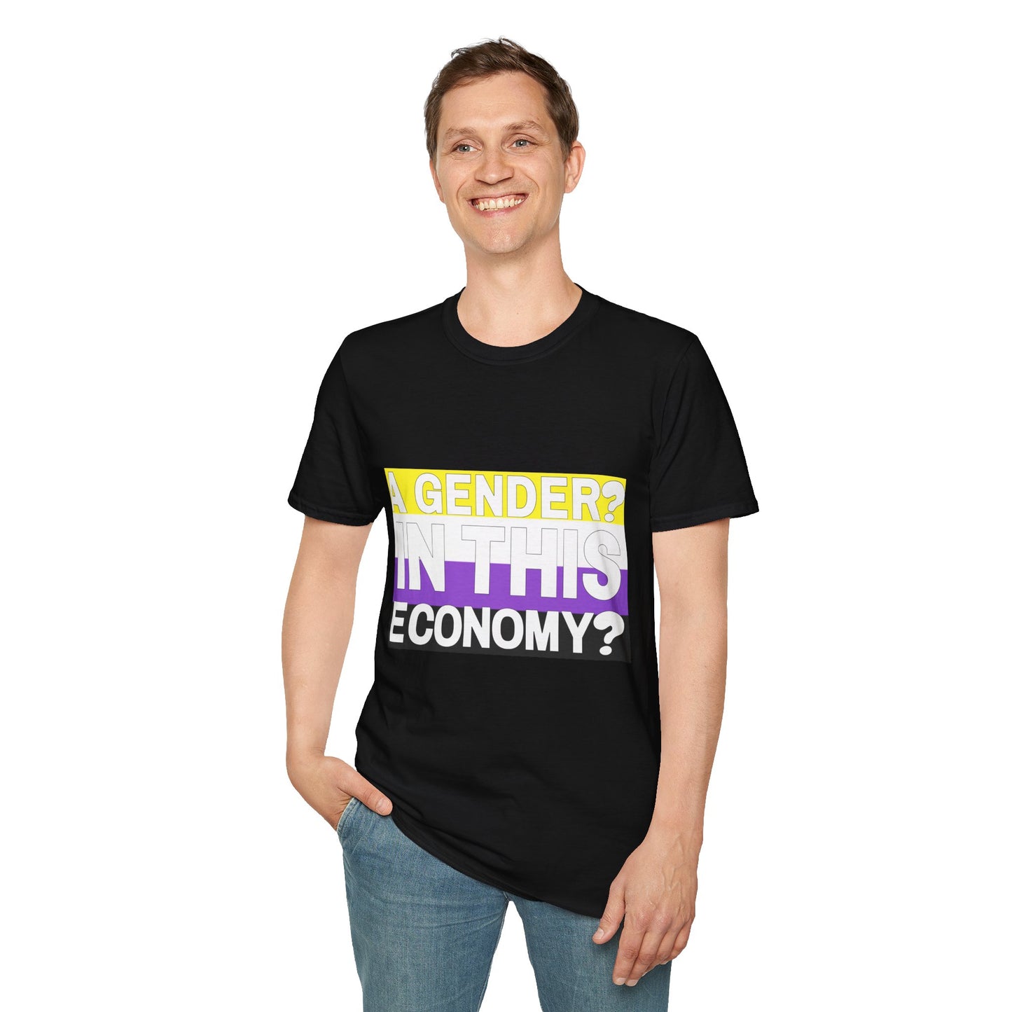 A Gender In This Economy Pride Unisex Softstyle T-Shirt