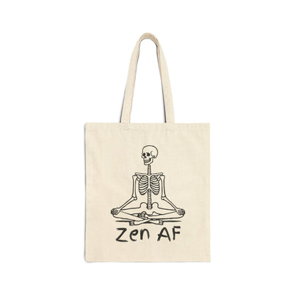Zen AF Cotton Canvas Tote Bag