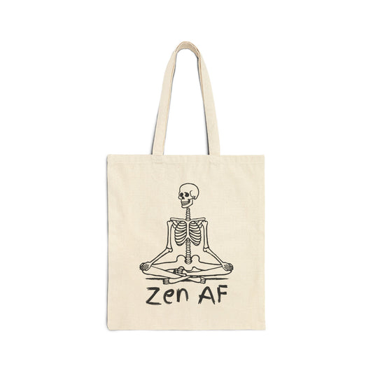 Zen AF Cotton Canvas Tote Bag