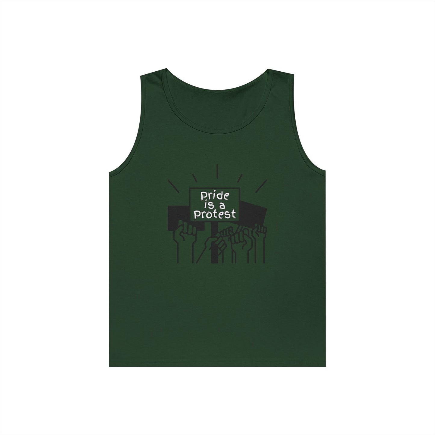 Pride Is A Protest Unisex Heavy Cotton Tank Top